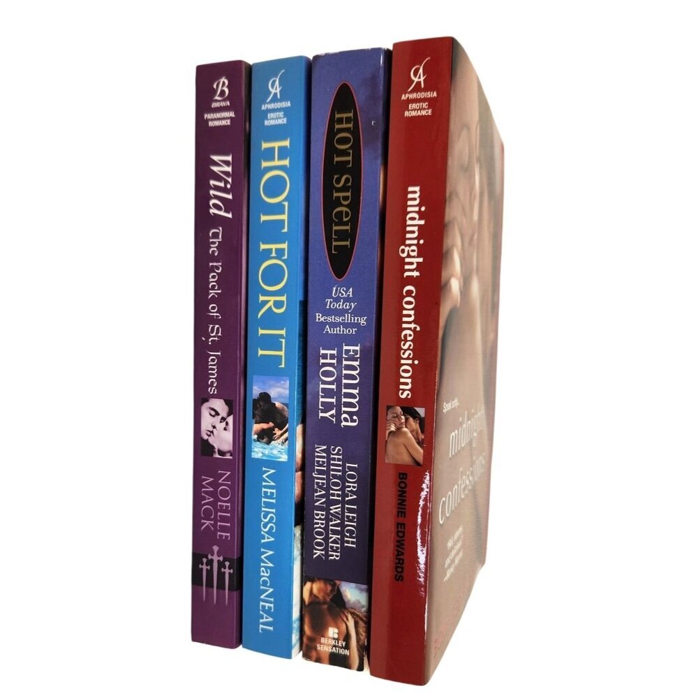Midnight Confessions Hot Spell Hot For It Wild Romance Paperback Books Bundle